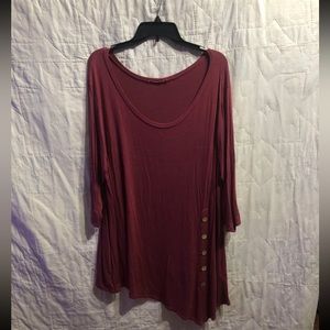 3/4 sleeve tunic